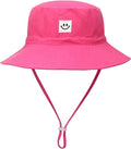 Baby Sun Hat Smile Face UPF 50+ Toddler Bucket Hat by MaxNova