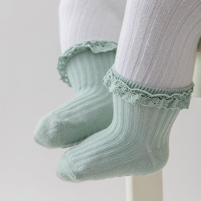 DRESHOW BQUBO Baby Girls Toddler Anti Slip Socks - Image 5