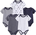 Kiddiezoom Baby Bodysuit Newborn Short Sleeve baby One-Piece Cotton 5-Pack baby by Kiddiezoom