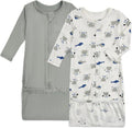 Aablexema Baby Nightgowns Rayon of Bamboo 2-way Zipper by Aablexema