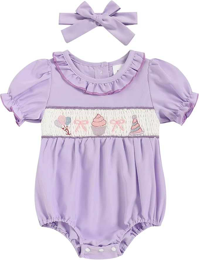 GRNSHTS Baby Girl Romper Newborn Clothes Bodysuit Jumpsuit Baby Girl Clothes by GRNSHTS