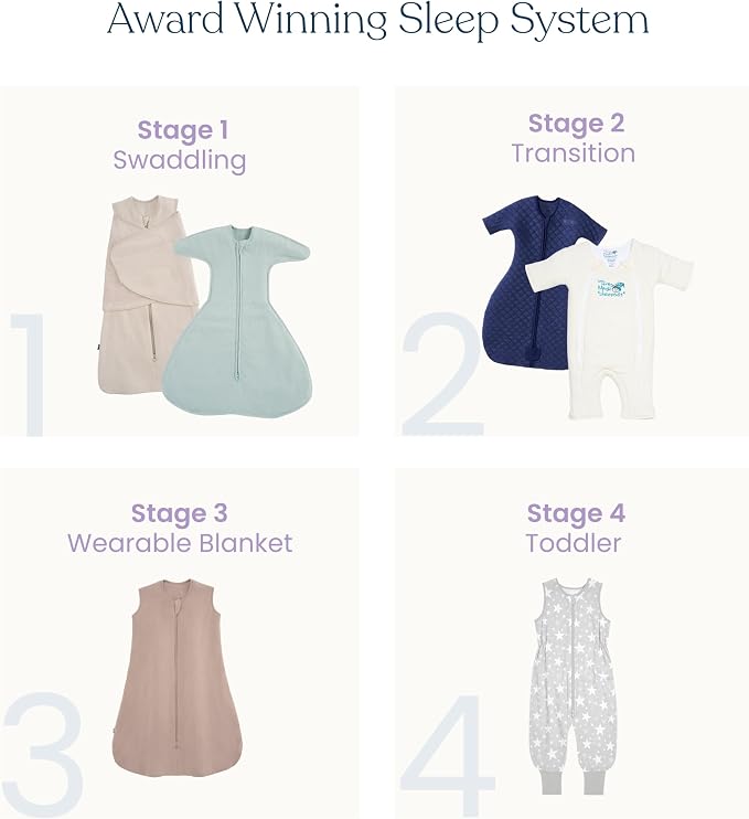 HALO Sleepsack SwaddleStretch, Arms Up or Extended Arms, Newborn Baby Swaddle - Image 7