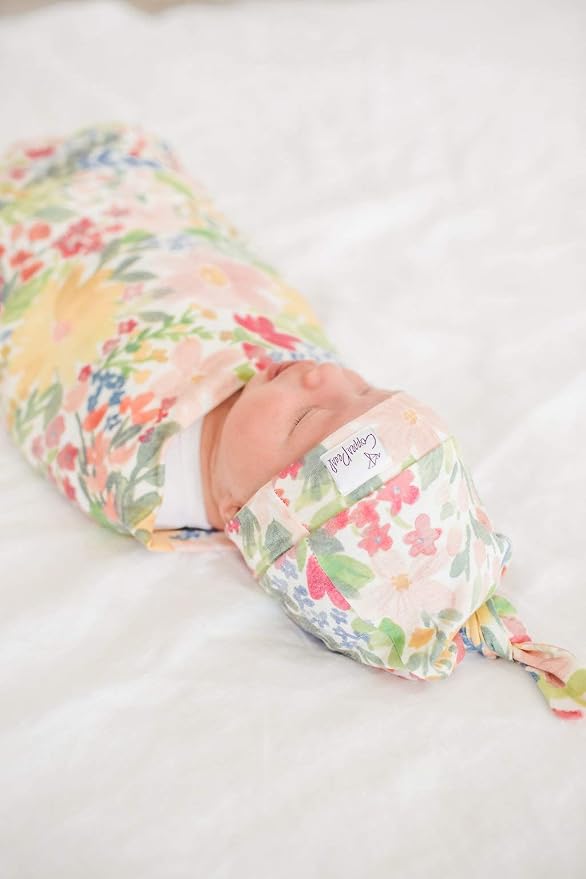 Copper Pearl Swaddle Blankets for Newborns | Soft Stretchy Receiving Blankets - Image 9