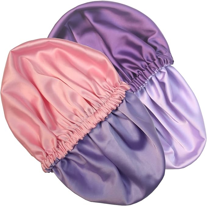 AKISS Baby Infant Newborn Toddler Satin Silk Hair Bonnet Cap - Image 6