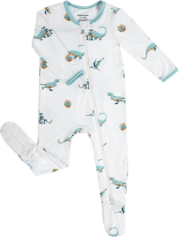 Okayinn BubblePanda Rayon Made From Bamboo Baby Pajamas Long Sleeve Months by BubblePandabyOkayinn