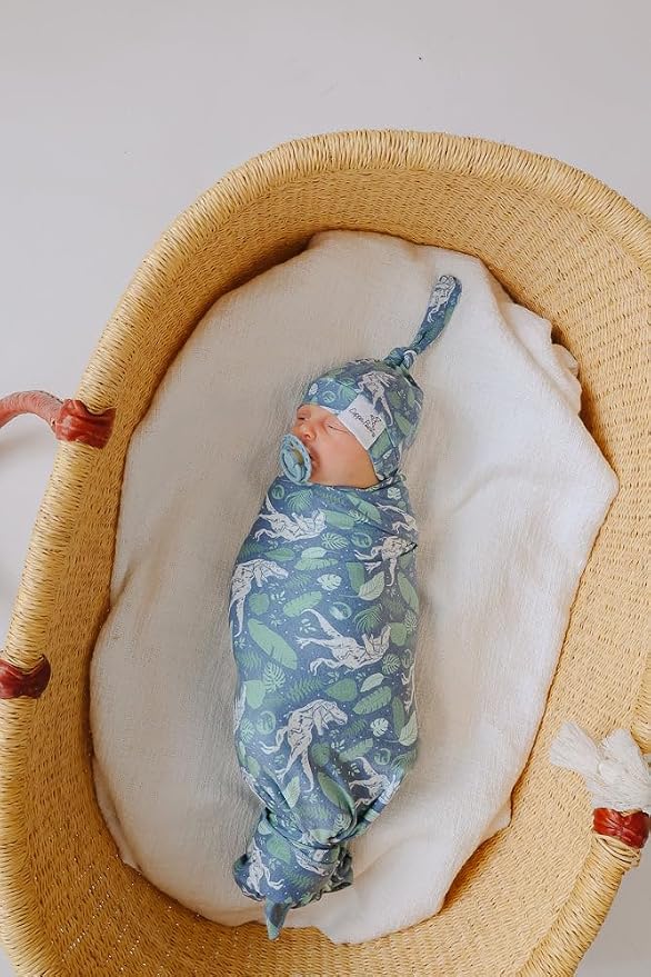 Copper Pearl Swaddle Blankets for Newborns | Soft Stretchy Receiving Blankets - Image 4
