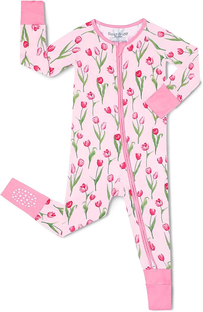 babee Reshinee Viscose Derived from Bamboo Baby Footie Pajamas Convertible by babeeReshinee