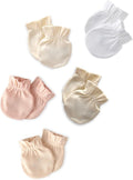 Butterblu Morgan 5-Pack Mitts 100% Cotton No Scratch Mitten Gloves | GOTS by Butterblu