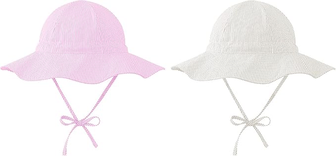 Zando UPF 50+ Baby Sun Hat for Baby Girl Boy 0-4T by ZANDO