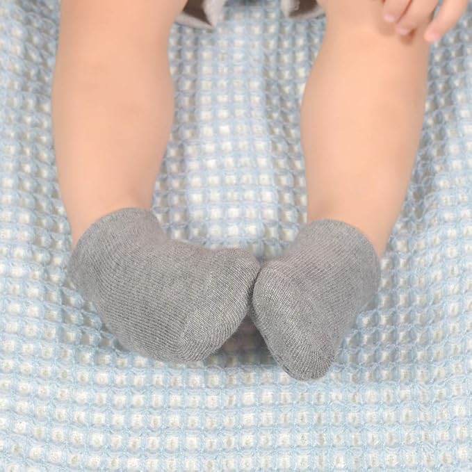 Baby Non-Slip Ankle Socks 12 Pack Soft Cotton - Image 7