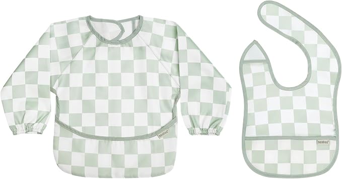 haakaa Waterproof Baby Bibs for Eating 2pcs for 6-24M by haakaa