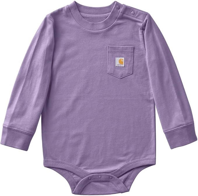 Carhartt Long-Sleeve Pocket Bodysuit | 100% Cotton | Made From Breathable by Carhartt