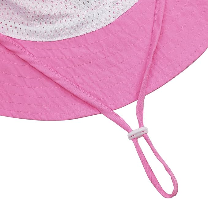 Baby Sun Hat Smile Face UPF 50+ Toddler Bucket Hat - Image 5