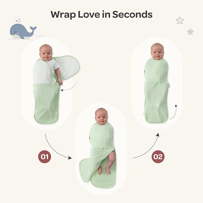 Momcozy Airflow Baby Swaddle, 100% Cotton Lightweight & Ultra Breathable | Ideal - Image 8