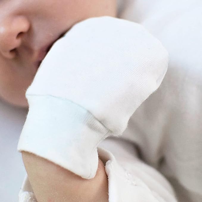 Baby Mittens No Scratch Mittens Infant Soft Gloves Mittens for 0-6 Months Boys Girls