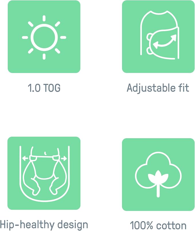 SwaddleMe by Ingenuity Original Swaddle, 100% Cotton, Improves Sleep & Calms - Image 4