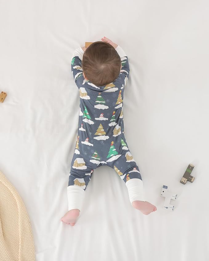 GUISBY Baby Footless Pajamas, Rayon of Bamboo, NB-2T | Rayon of bamboo softness - Image 6