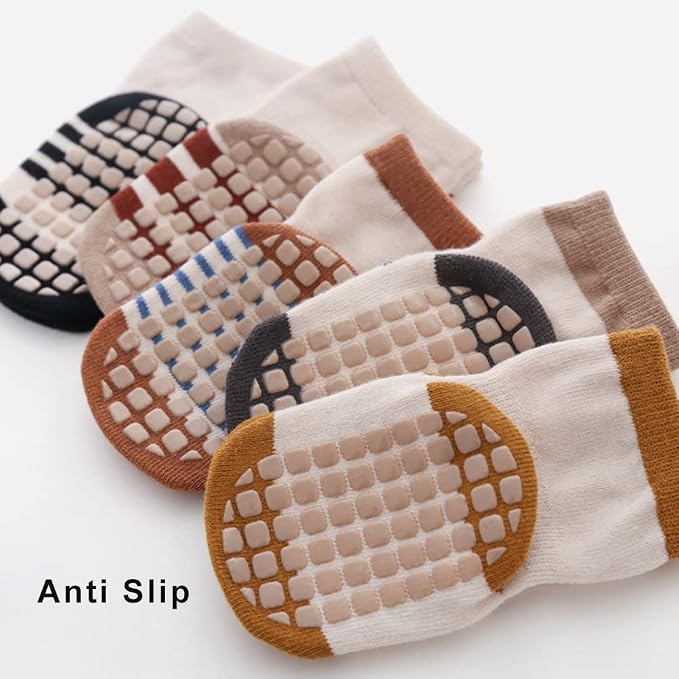 Exegawe Toddler Non Slip Socks, Cute Baby Socks - Image 5