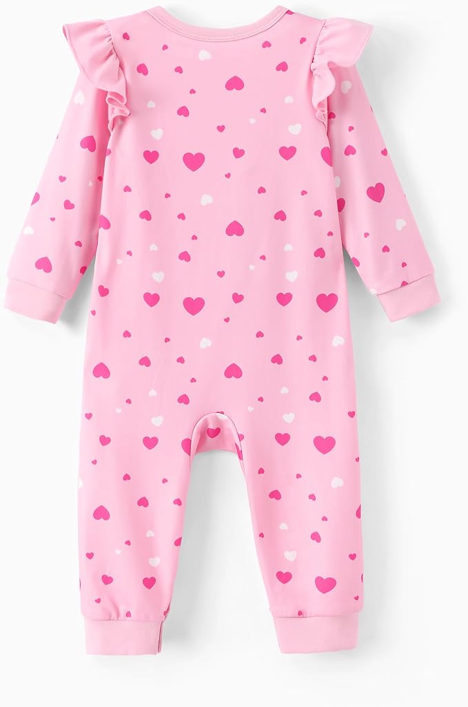 Disney Stitch Princess Minnie Winnie Marvel Baby Girls Ruffle Long Sleeve - Image 2