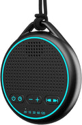 White Noise Sound Machine with 25 Soothing Natural Sounds Rechargeable Battery Portable for Travel 32 Volume Levels 5 Timers Compact Size for Baby Kids Adults Sleeping (Black-Upgrade)