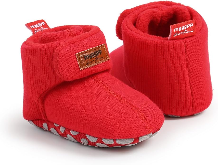 Ohwawadi Infant Baby Slippers Girls Boys Booties Warm Baby Socks Shoes Newborn - Image 6