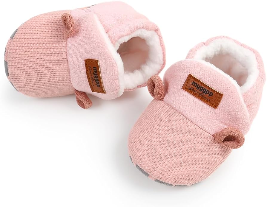 Baby Booties Cozy Fleece Slippers Soft Baby Shoes - Image 5