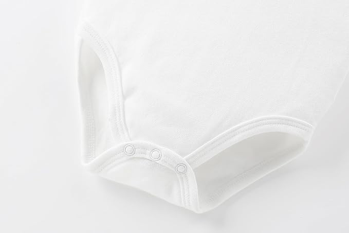 AIWUHE Unisex-Baby Short Sleeve Bodysuits Cotton One-piece Boy Girl Summer - Image 4