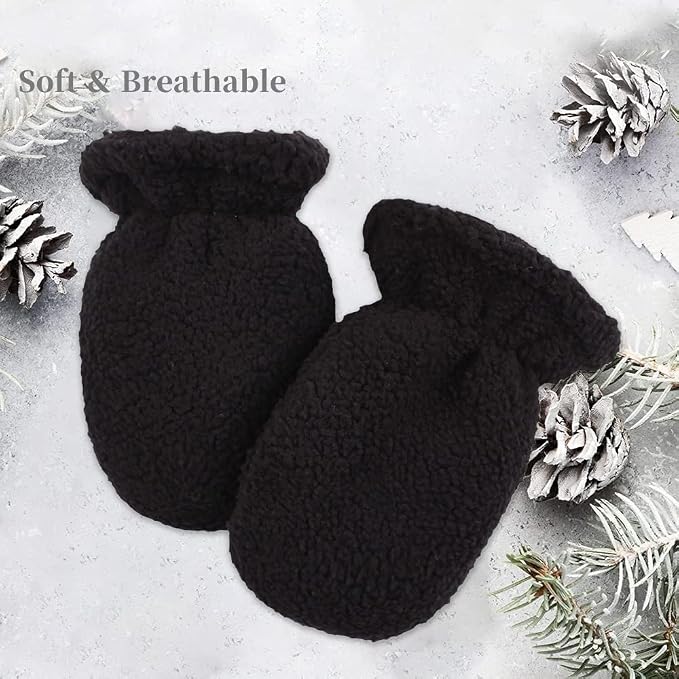 Zsedrut Baby Boys Winter Glove Warm Toddler Infant Girls Mittens Fleece Lined - Image 5
