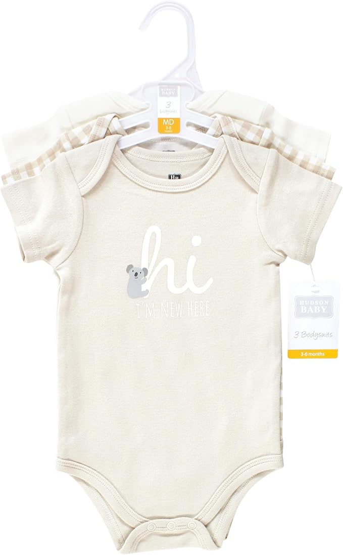 Hudson Baby Unisex Baby Cotton Bodysuits - Image 2