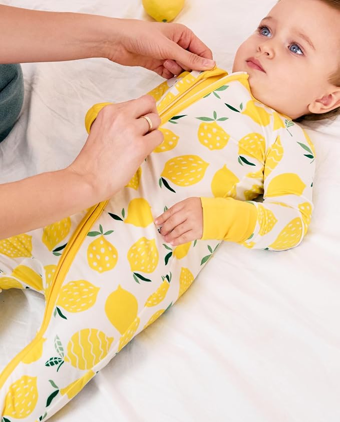 babee Reshinee Viscose Derived from Bamboo Baby Footie Pajamas Convertible - Image 5