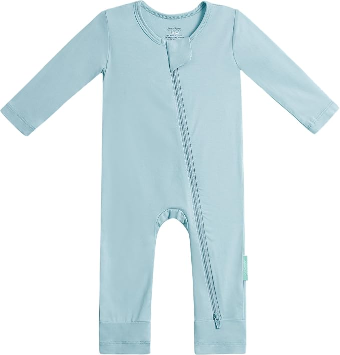 PurComfy Bamboo Viscose Baby Romper, Long Sleeve Pajmas by PurComfy