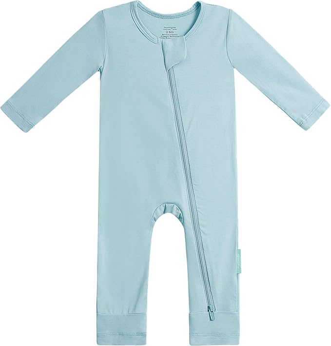 PurComfy Bamboo Viscose Baby Romper, Long Sleeve Pajmas by PurComfy