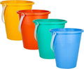 Holady 8 Inch Large Sand Beach Buckets Pail,Sand Bucket Water Bucket for Beach Fun Great Summer Party Accessory
