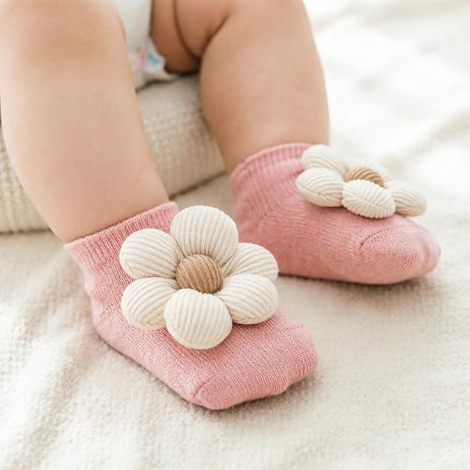DRESHOW BQUBO Baby Girls Toddler Anti Slip Socks - Image 2