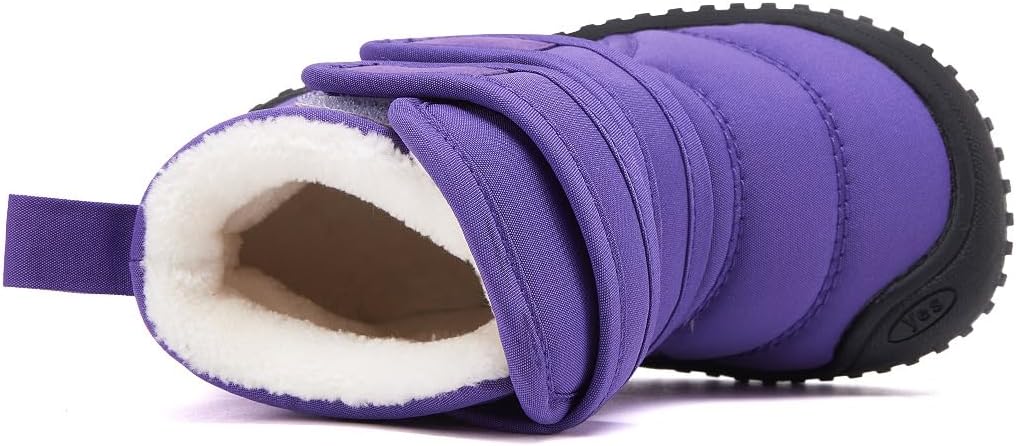 BMCiTYBM Toddler Baby Snow Boots Winter Shoes Boys Girls Cold Weather Baby Faux Fur Shoes