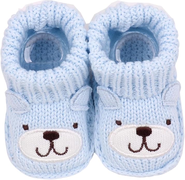 Infant Baby Boys Girls Knitted Booties Soft Cute First Walking Socks Shoes | by WaiHeikki