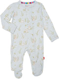 Magnetic Me Boys Modal Magnetic Baby Footie Pajamas | Silky Soft Modal Fabric | Baby Sleepers Available in Sizes PRE - 24M