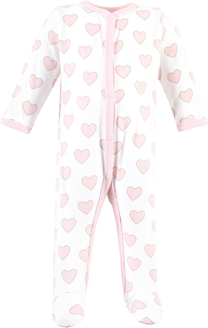 Hudson Baby Unisex Cotton Sleep and Play, Bodysuit and Bandana Bib Set - Image 4
