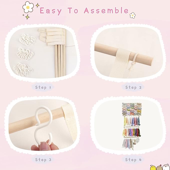 POVETIRE Headband Holder Hair Bows Organizer - Image 4