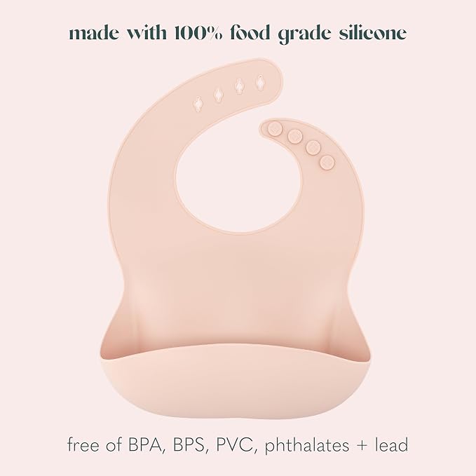 Silicone Bib Set of 2, Waterproof, - Image 4