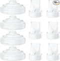 10PCS Breast Pump Parts Compatible with Momcozy M5 Replacement to M5 Silicone Diaphragms Duckbill Valves, Not Original Mom Cozy Pump Parts Accessories