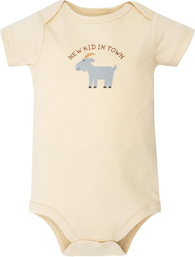 Hudson Baby Unisex Baby Cotton Bodysuits 5-Pack - Image 7