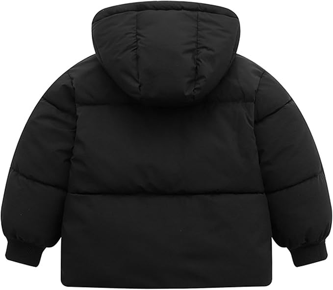 Baby Winter Coats Toddler Hooded Jackets Cotton Warm Lined Puffer Outerwear - Image 4