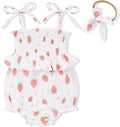 Baby Girl Romper Ruffle Newborn Girl Bodysuit Jumpsuit Baby Girl Clothes Outfit by ZOELNIC