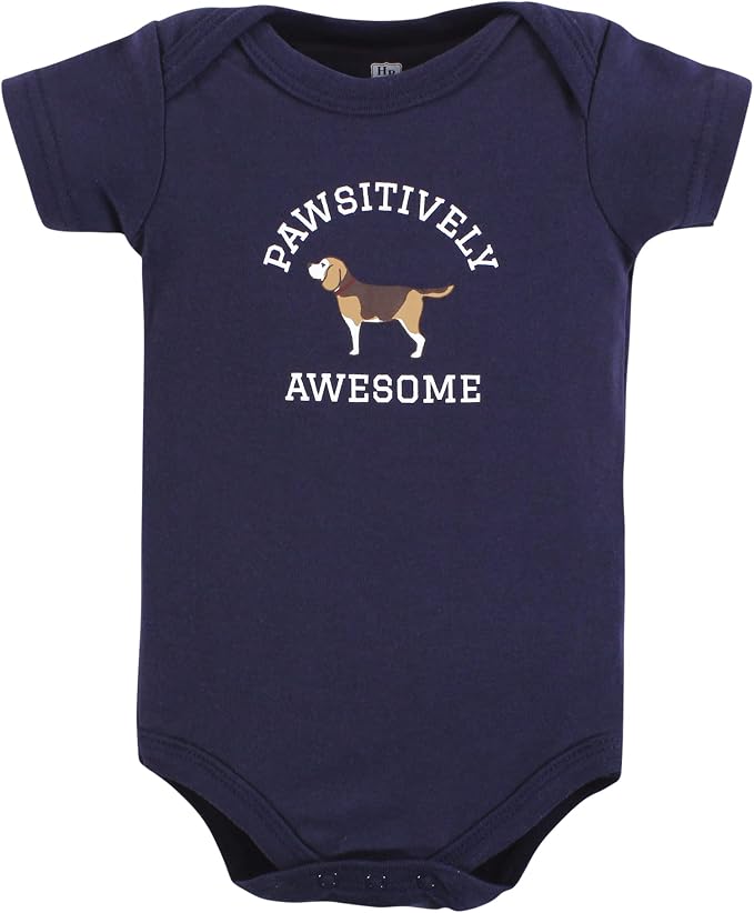 Hudson Baby Baby Boys' Cotton Bodysuits 7-pack - Image 5
