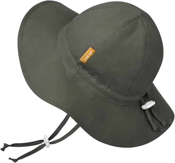 Baby Girl Sun Hat with UPF 50+ Outdoor Adjustable Toddler Beach Hat with Wide by DANMY