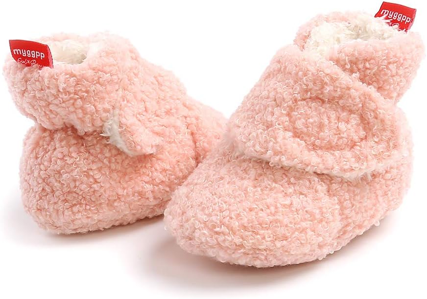Ohwawadi Infant Baby Slippers Girls Boys Booties Warm Baby Socks Shoes Newborn - Image 7