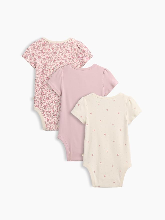 GAP Baby 3-pack Short Sleeve Bodysuit - Image 3