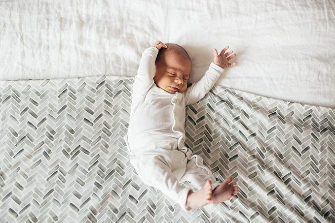 Copper Pearl Swaddle Blankets for Newborns | Soft Stretchy Receiving Blankets - Image 8