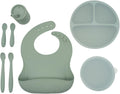 WeeSprout Baby Led Weaning Bundle, Silicone Suction Bowl, Bib & Cup, Develops by WeeSprout